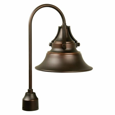 CRAFTMADE Union 1 Light Outdoor Post Mount in OiLED Bronze Gilded Z4415-OBG